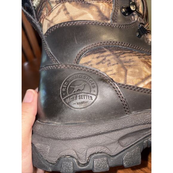 Red Wing Irish Setter 600 Gram Thinsulate Ultra Hunting Boots 2822 Size 9 D EUC main image 5